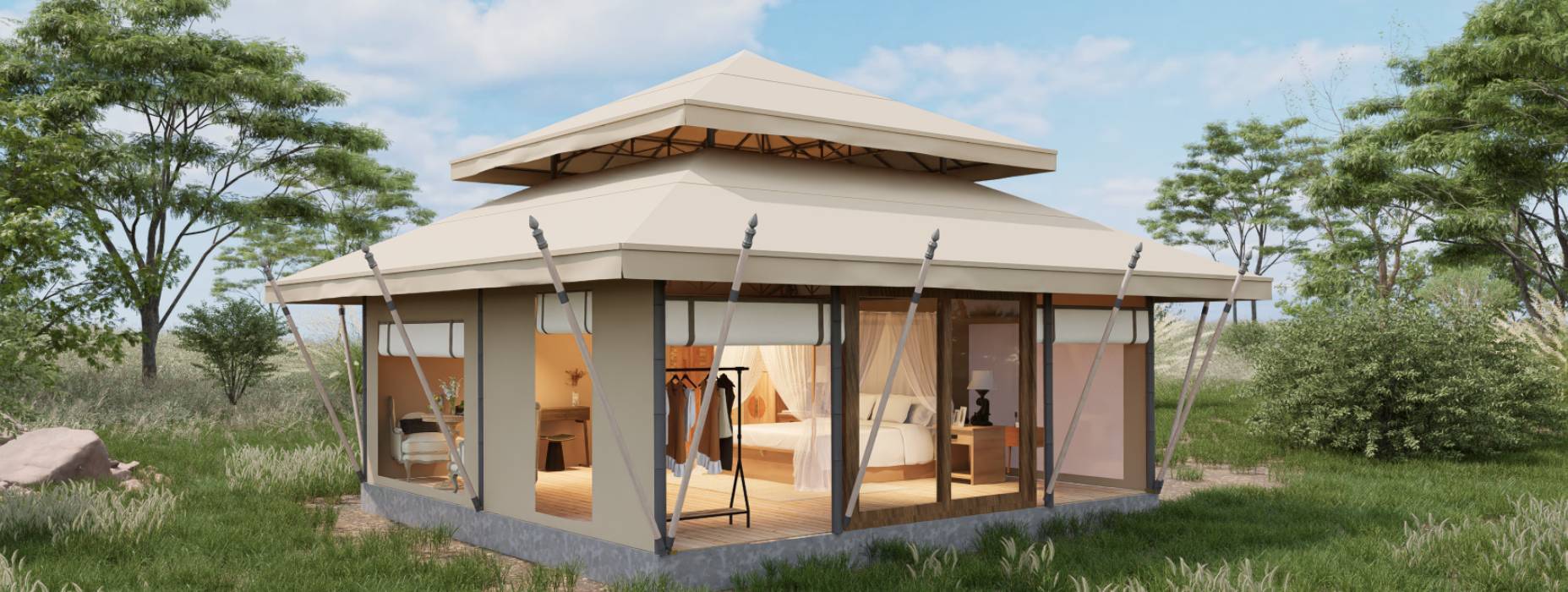 双桥区户外野奢帐篷